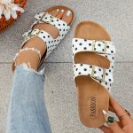 Polka dot slippers