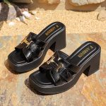 H-shaped high-heeled slippers - Image 17