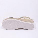 Boho Women's Rhinestone Wedge Sandals - Image 3