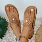 Bohemian style women's beach sandals - Image 8