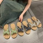 Bohemian style women's beach shoes
