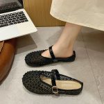rhinestone ballet mesh shoes - Image 13