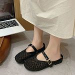 rhinestone ballet mesh shoes - Image 12