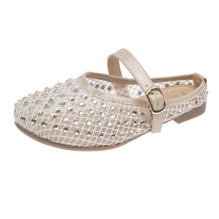 rhinestone ballet mesh shoes