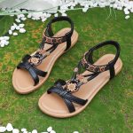 bohemian style flat sandals - Image 18