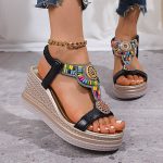 Bohemian wedge sandals - Image 11