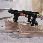 Bohemian wedge sandals - Image 17