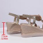 Bohemian wedge sandals - Image 6