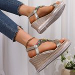 Bohemian wedge sandals - Image 6