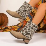 Ladies fashionable leopard print cotton boots - Image 12