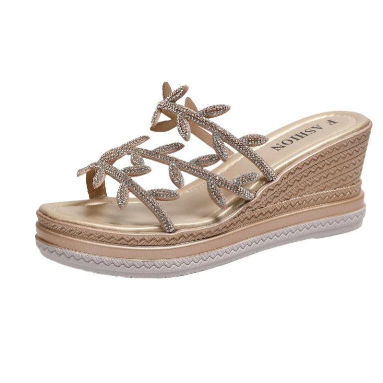 Women's handmade sandals showing strap and sole construction