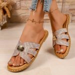 Ladies fashion flat slippers - Image 4
