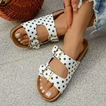 Women's polka dot Birkenstock slippers - Image 3