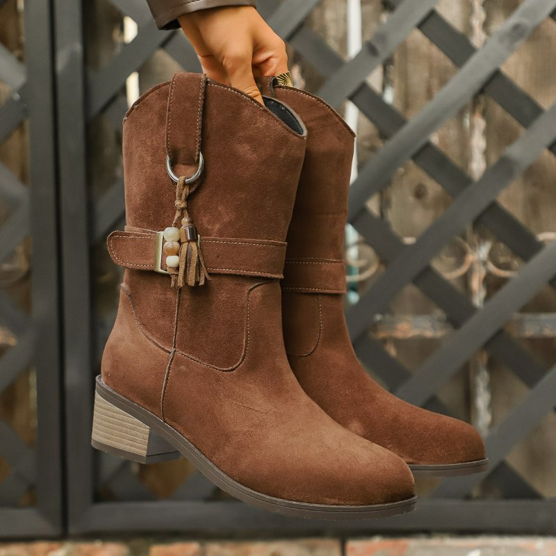 product-01 Women's nomadic fringed boots - Image 1