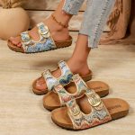 Ethnic Birkenstock slippers