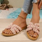 Women's Pearl Flat Slippers - Image 3