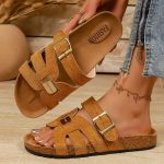 Ladies Fashionable Casual Boken Slippers - Image 4