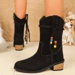 Women's nomadic fringed boots - Image 3
